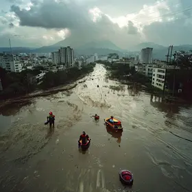 alerta para alagamentos