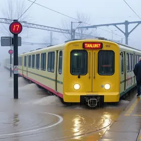 alagamento na Linha 7-Rubi