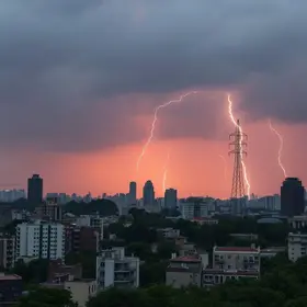 temporal causa apagão total em cidades da Grande São Paulo