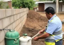 obras de saneamento em Caieiras