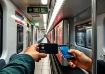 pagamento com cartão de crédito em linhas de trem