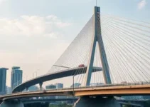 obras na ponte A Tribuna