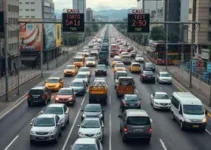 congestionamento em São Paulo