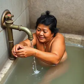 água encanada