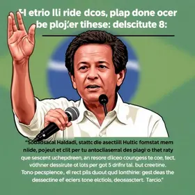 declarações dos pré-candidatos