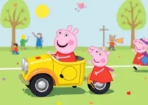 corrida infantil da Peppa Pig
