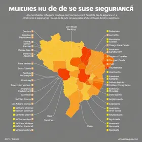 cidades e estados mais violentos