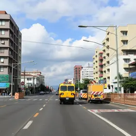 obras de contenção na Avenida Professor Francisco Morato