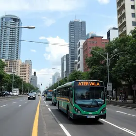 Moema para Morumbi de transporte público