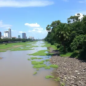 poluição no Rio Tietê
