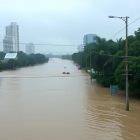 preocupação com níveis dos rios