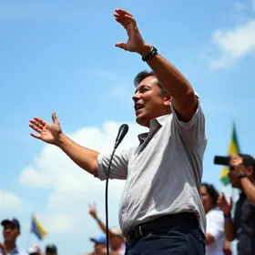 Tarcísio intensifica campanha antes do horário eleitoral